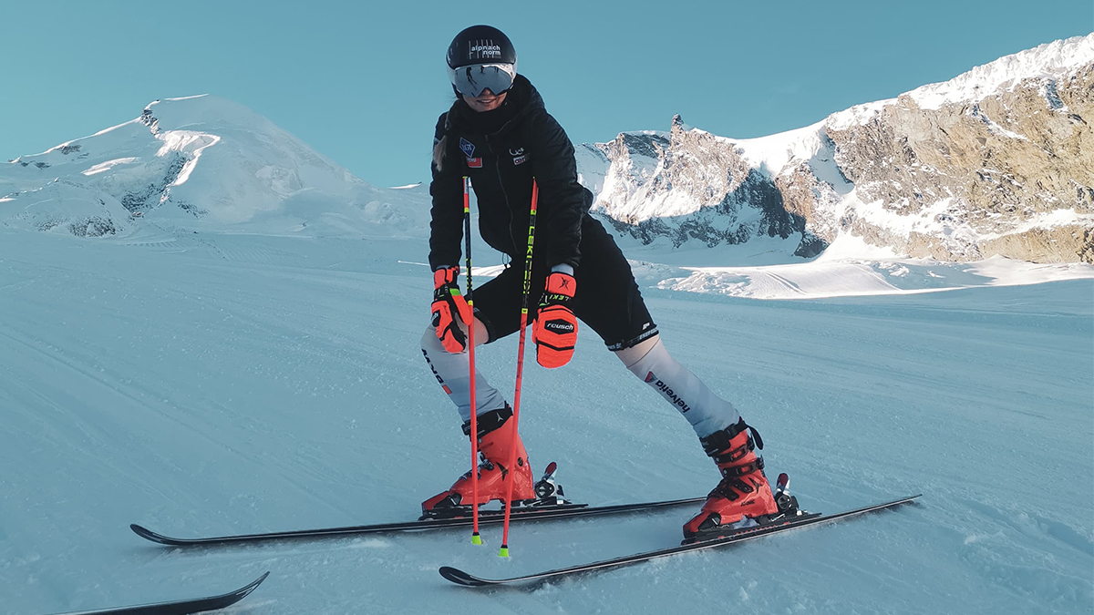 Eliane in Saas Fee