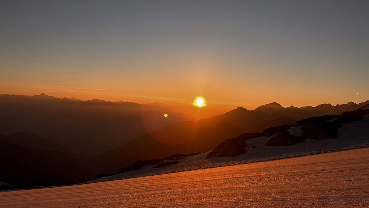 Früh auf den Ski – mein Training im Juni